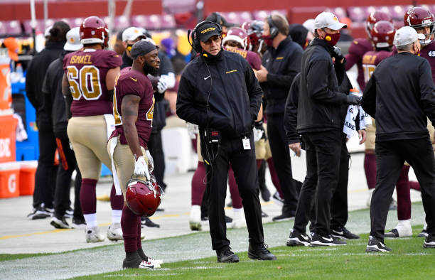 J.D. McKissic and Ron Rivera